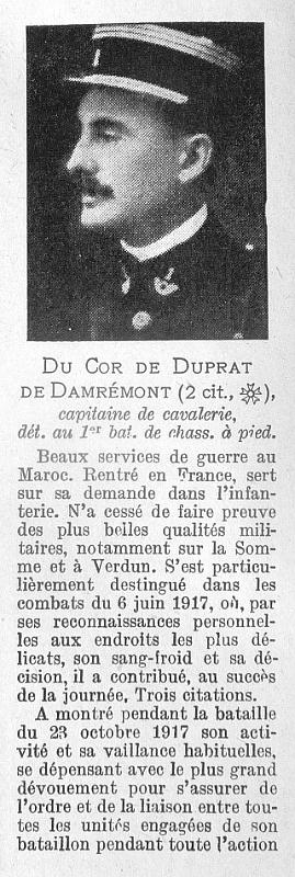 du-cor-de-duprat-de-damremont